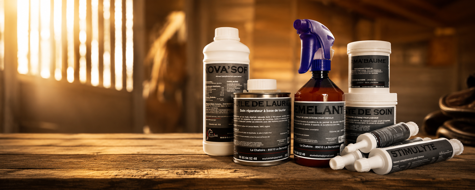 Derma'Baume – Baume Cicatrisant à l'Aloé Vera pour Chevaux